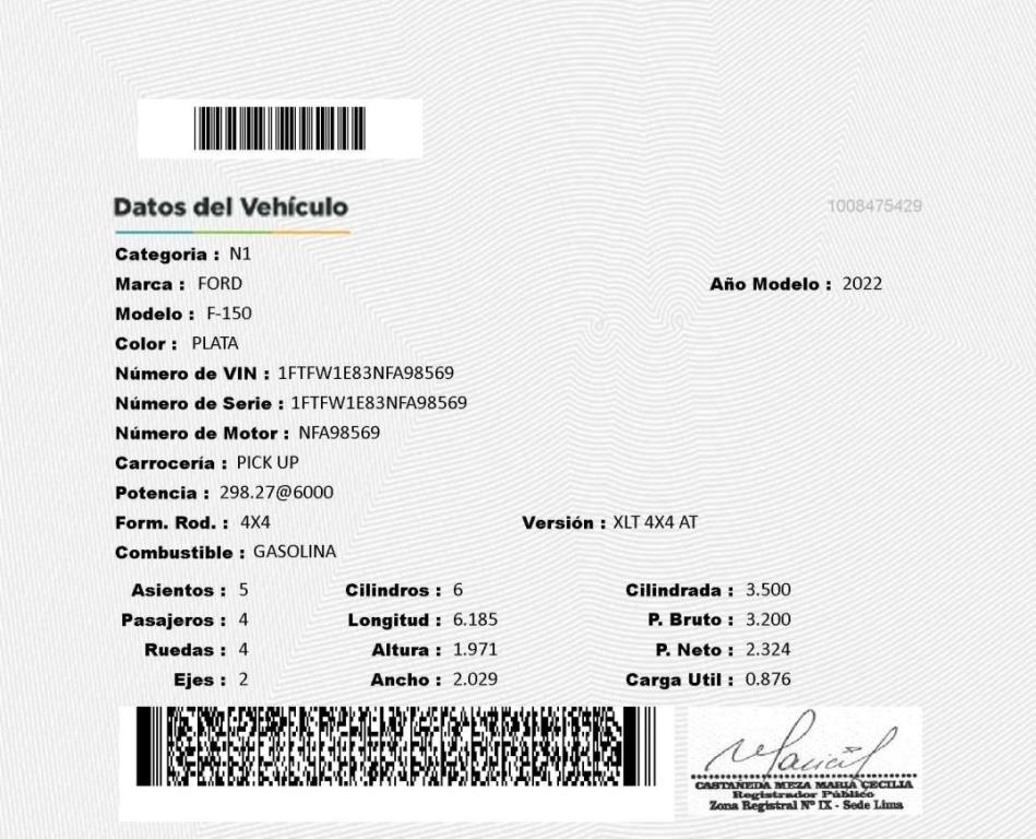 FORD F-150 XLT 2022